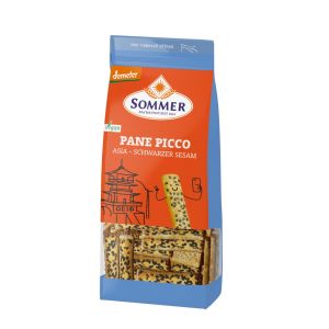 Sommer Pane Picco Asia schwarzer Sesam demeter, Bio, 150 g