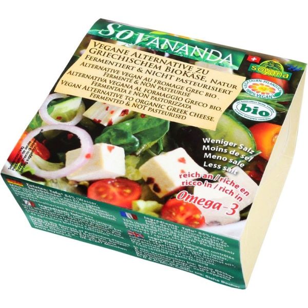 Soyana Soyananda vegane Alternative zu Griechischem Käse Natur, Bio, 200 g