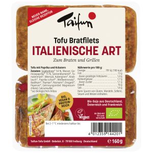 Taifun Tofu Bratfilets Italienische Art, Bio, 160 g