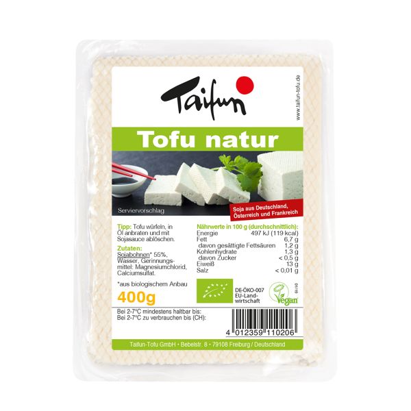 Taifun Tofu Natur, Bio, 400 g
