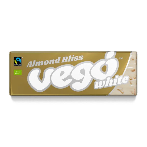 VEGO White Almond Bliss weiße Mandel Fairtrade, Bio, 50 g