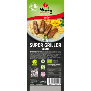 Wheaty Vegane Mini Super Griller, Bio, 200 g