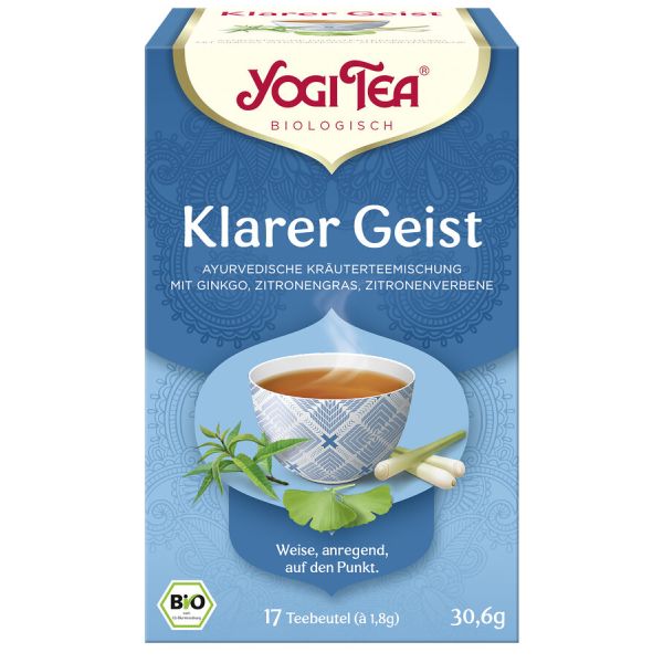 Yogi Tea Klarer Geist, Bio, 17 x 1,8 g