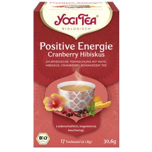 Yogi Tea Positive Energie Cranberry Hibiskus, Bio, 17 x...