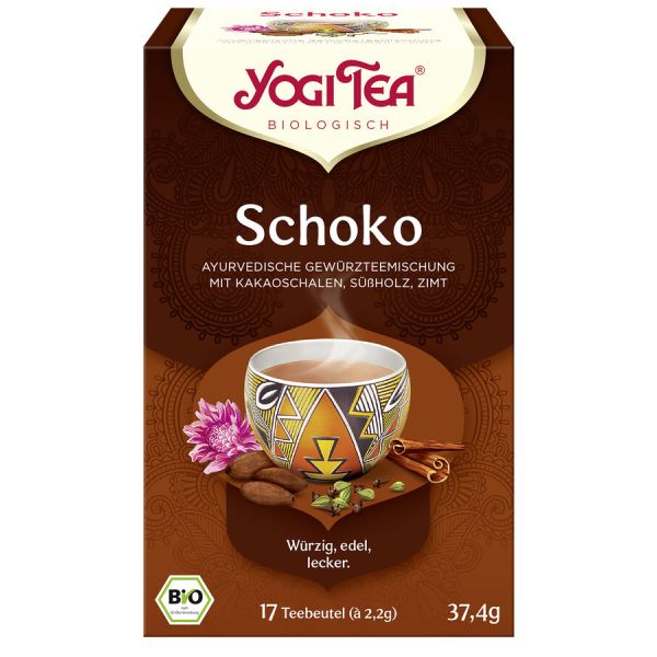 Yogi Tea Schoko, Bio, 17 x 2,2 g