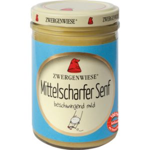 Zwergenwiese Mittelscharfer Senf, Bio, 160 ml