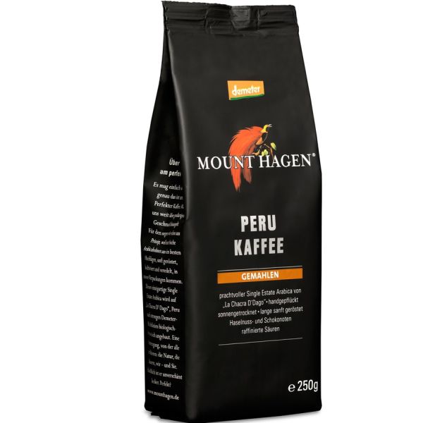 Mount Hagen R&ouml;stkaffee gemahlen Peru demeter, Bio,...