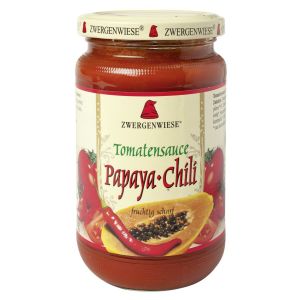 Zwergenwiese Tomatensauce Papaya-Chili, Bio, 340 ml