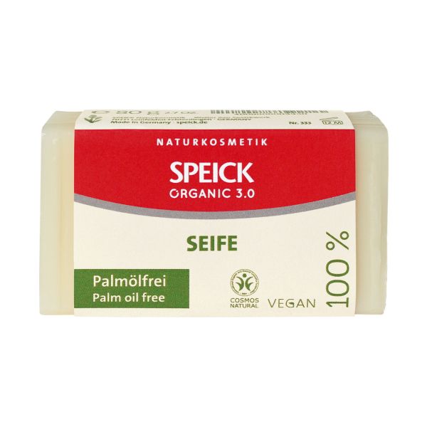 Speick Organic 3.0 Seife, mit Bio Wirkstoffen, 80 g