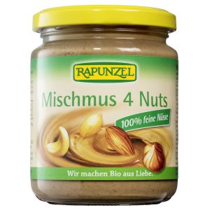 Rapunzel Mischmus 4 Nuts, Bio, 250 g