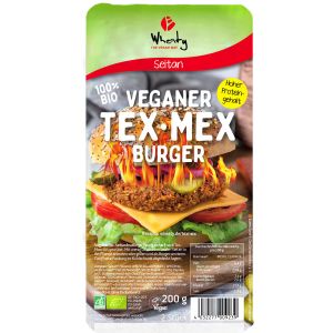 MHD: 03.10.23 | Wheaty Veganer Tex-Mex Burger, Bio, 200 g