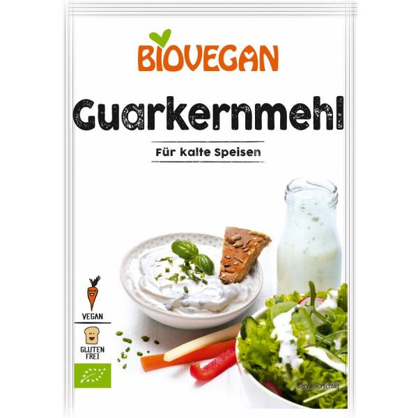 Biovegan Guarkernmehl f&uuml;r kalte Speisen, Bio, 100 g