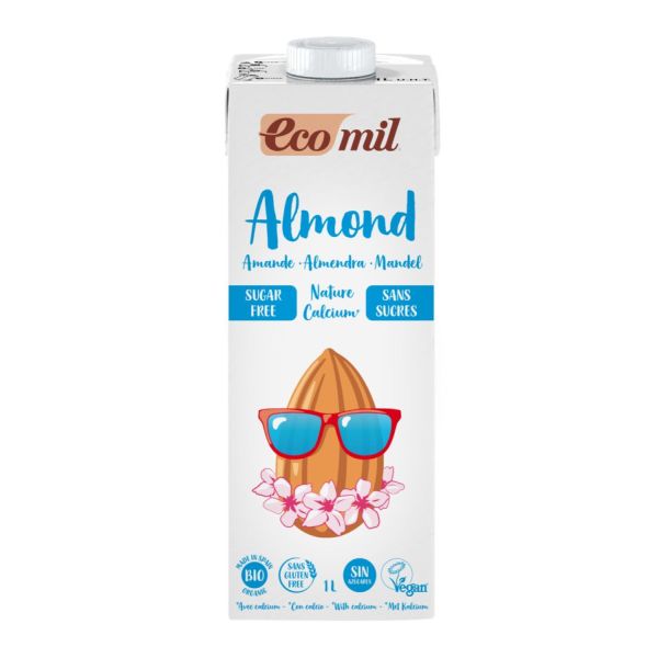 ecomil Mandeldrink Nature Calcium, Bio, 1 l | MHD: 19.12.2022 | 10% reduziert