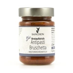 Sanchon Brotaufstrich Antipasti Bruschetta, Bio, 190 g