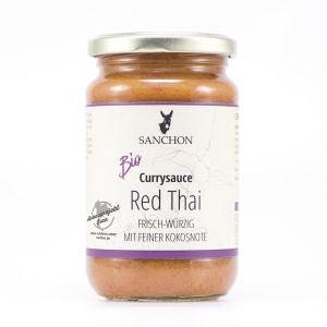Sanchon Currysauce Red Thai, Bio, 340 g