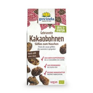 Govinda Gebrannte Kakaobohnen, Bio, 100 g