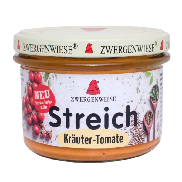 Zwergenwiese Streich Kräuter-Tomate, Bio, 180 g