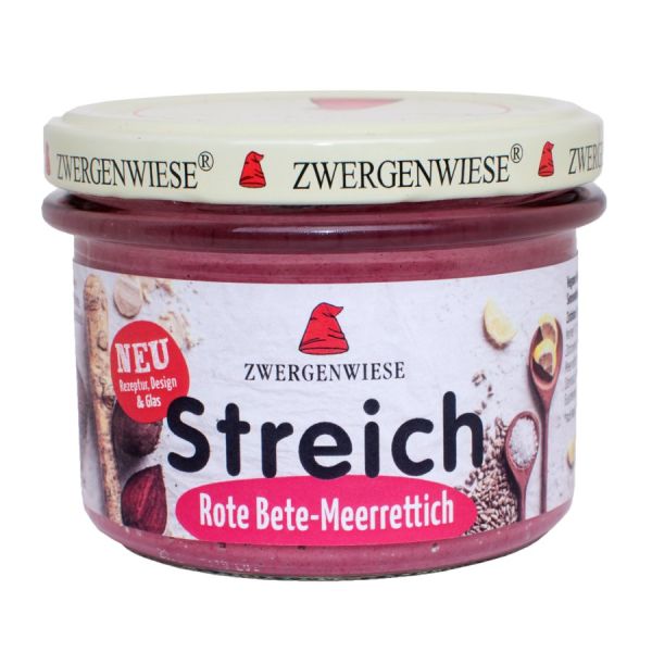 Zwergenwiese Streich Rote Bete-Meerrettich, Bio, 180 g