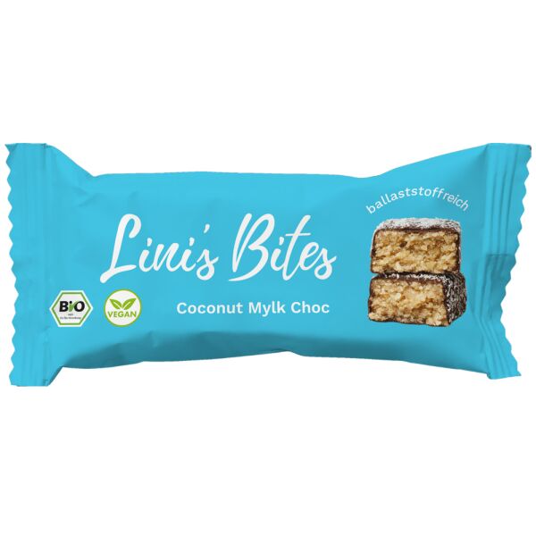 Linis Bites Coconut Mylk Choc Riegel, Bio, 40 g