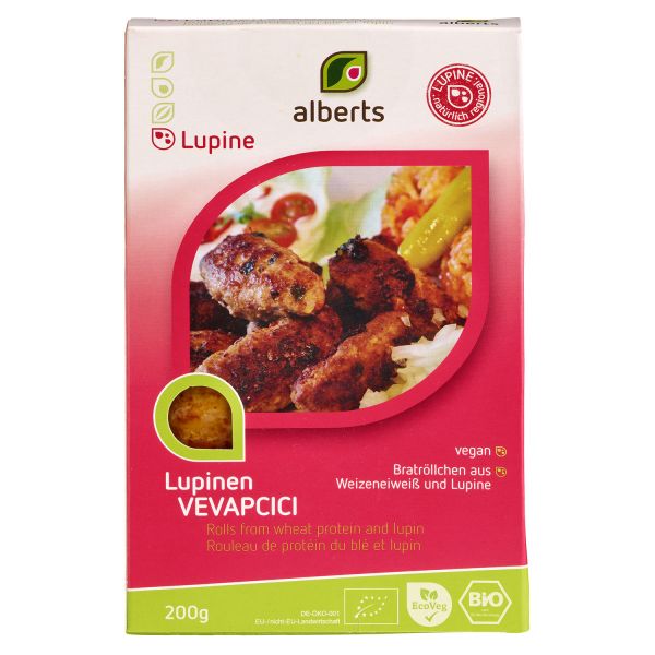 alberts Lupinen Vevapcici, Bio, 200 g | MHD: 01.06.2022 | 10% reduziert