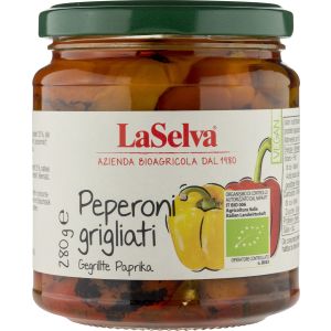 LaSelva Gegrillte Paprika in Öl, Bio, 280 g