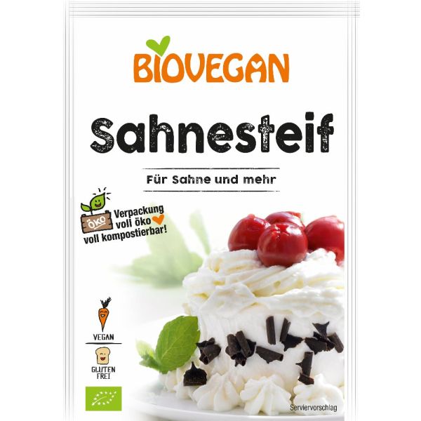 Biovegan Sahnesteif, Bio, 3 x 6 g