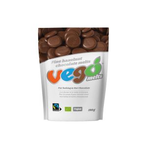 VEGO Melts Fine Hazelnut Chocolate Fairtrade, Bio, 180 g