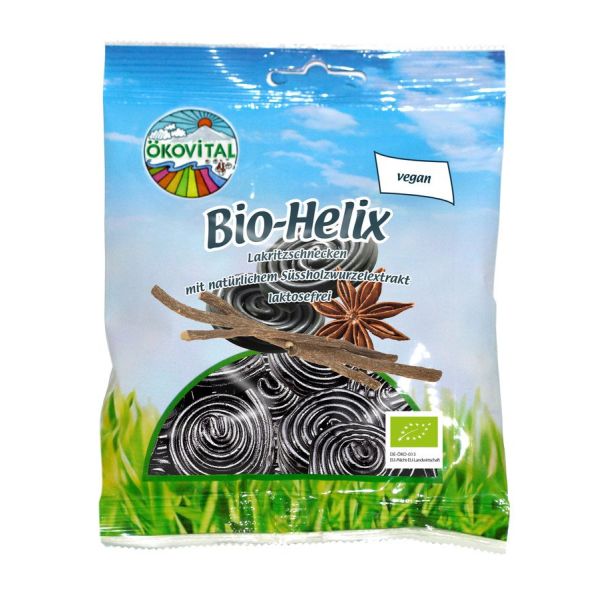ÖKOVITAL vegane Bio-Helix Lakritzschnecke, Bio, 100 g