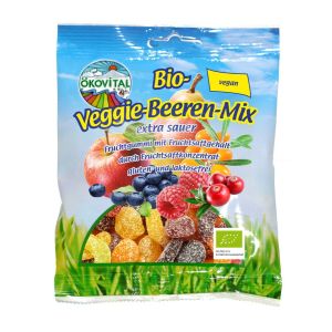 ÖKOVITAL vegane Bio-Veggie-Beeren-Mix, Bio, 100 g