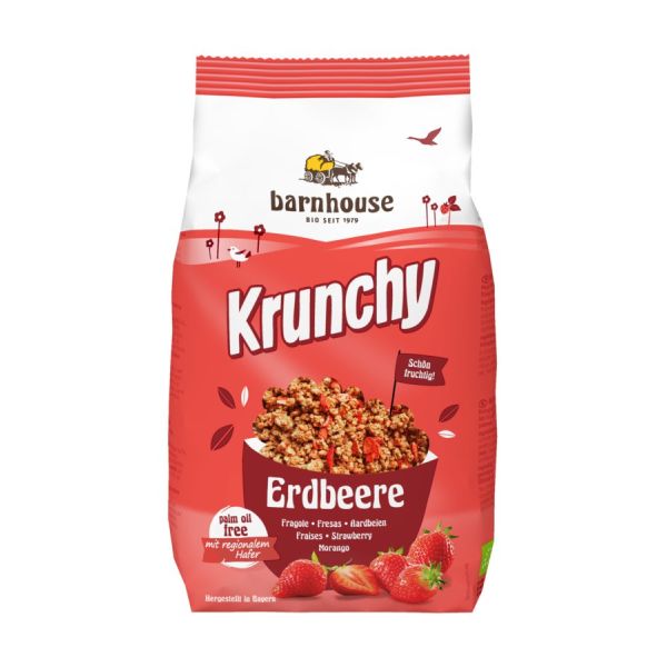 Barnhouse Krunchy Erdbeere, Bio, 375 g