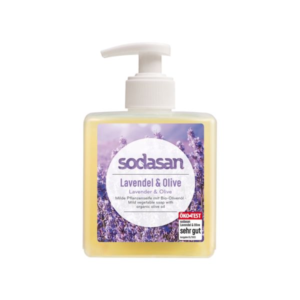 Sodasan Flüssigseife Lavendel-Olive, 300 ml