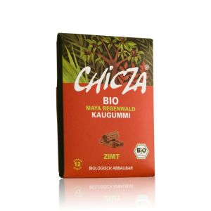 CHICZA Maya Regenwaldkaugummis Zimt, Bio, 30 g