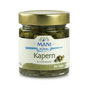 MANI Kapern in Olivenöl, Bio, 180 g