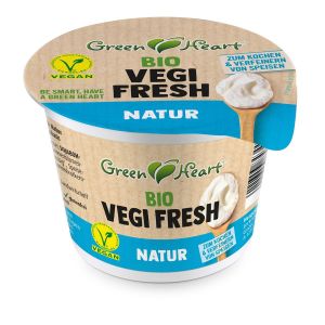 Green Heart Vegi Fresh Natur vegane Kochcreme, Bio, 200 g