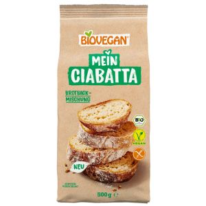 Biovegan Mein Ciabatta Brotbackmischung, Bio, 500 g