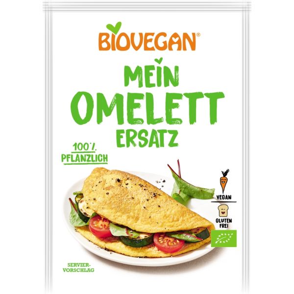 MHD: 28.02.2023 | Biovegan Mein Omelett Ersatz, Bio, 43 g