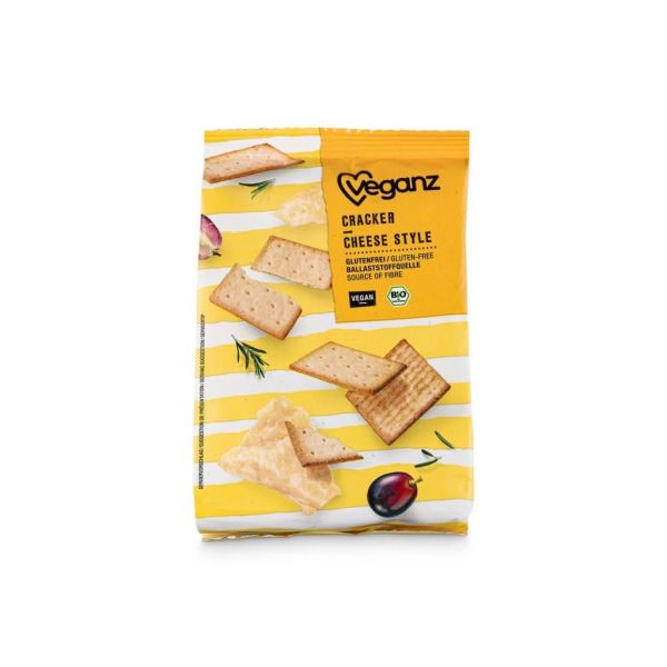 Veganz Cracker Cheese Style, Bio, 100 g