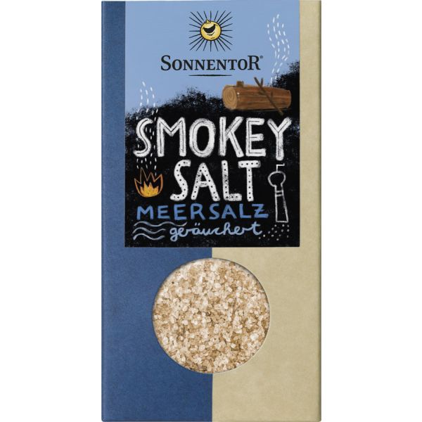 Sonnentor Smokey Salt geräuchertes Meersalz, 150 g