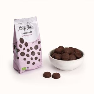 Linis Bites Chocolinis Dark Chocolate, Bio, 200 g
