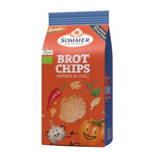 Sommer Brot Chips Paprika & Chili demeter, Bio, 100 g