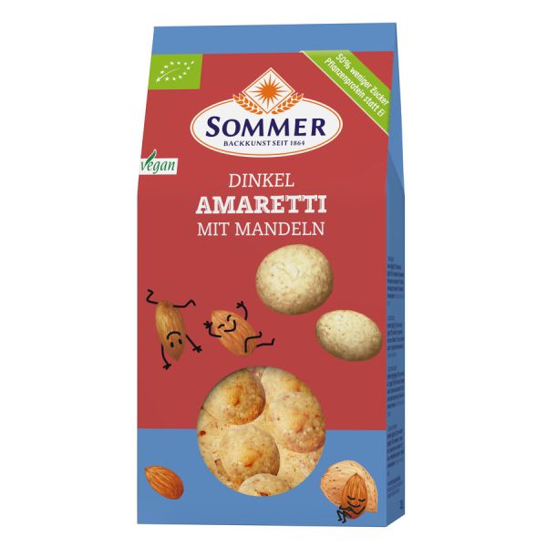 Sommer Dinkel Amaretti, Bio, 125 g