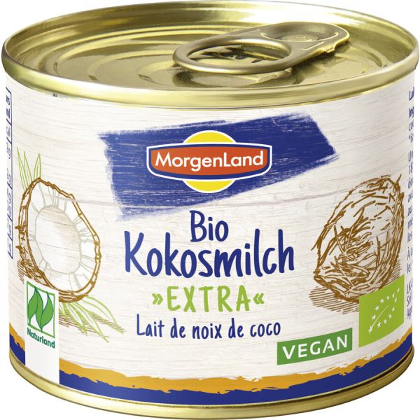 MorgenLand Kokosmilch extra, Bio, 200 ml