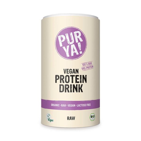 PURYA! Vegan Protein Drink Raw, Bio, 550 g