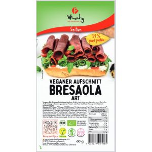 Wheaty Veganer Aufschnitt Bresola Art, Bio, 60 g