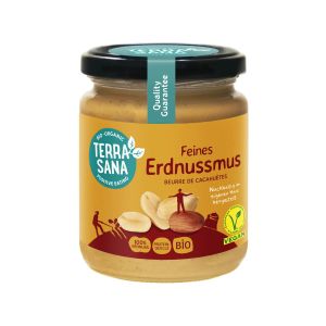 TerraSana Erdnussmus fein, Bio, 250 g