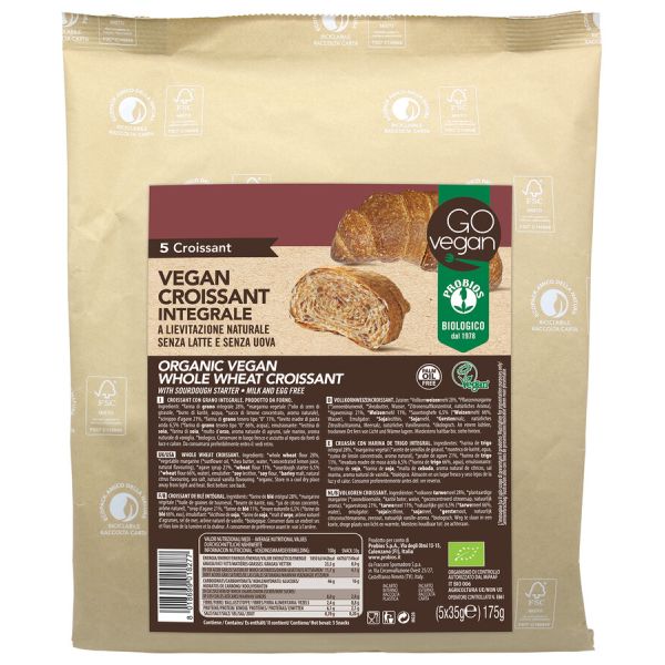 Probios Vegane Croissants Vollkornweizen, Bio, 175 g