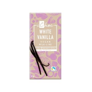 MHD: 31.01.24 | iChoc White Vanilla, Bio, 80 g