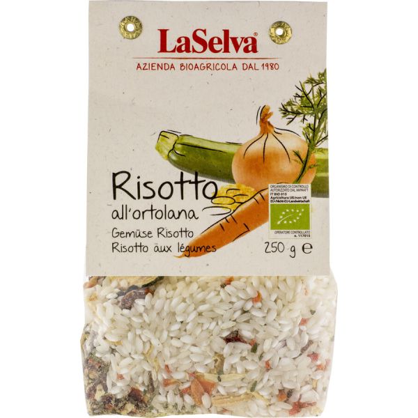 LaSelva Risotto mit Gemüse, Bio, 250 g
