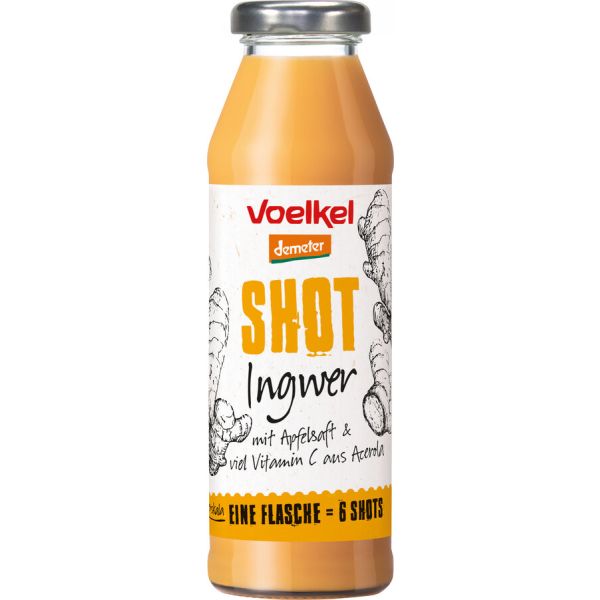 Voelkel Shot Ingwer demeter, Bio, 280 ml