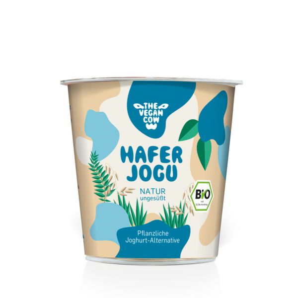 The Vegan Cow Joghurtalternative Hafer Jogu Natur, Bio, 150 g